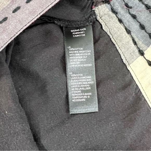 Twenty One Woman’s Red White and Black High Waist Fully Lined Plaid Skirt Size M - Picture 11 of 11